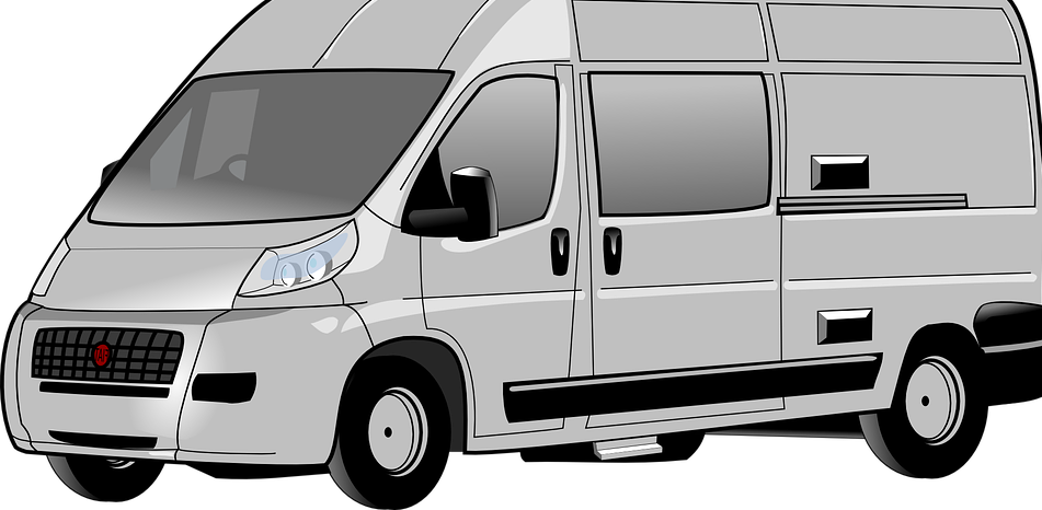 a white van
